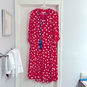 Crosby Dress NWT midi 3 quarter sleeves size medium